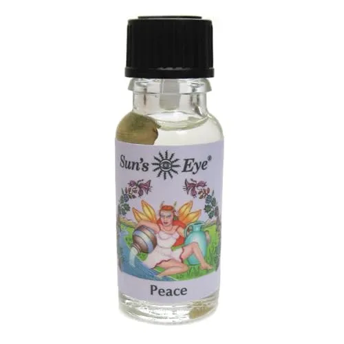 Peace Oil, Mystic Blends Aroma Oil, Violet & Cardamom Scent, 1/2 fl oz Bottle