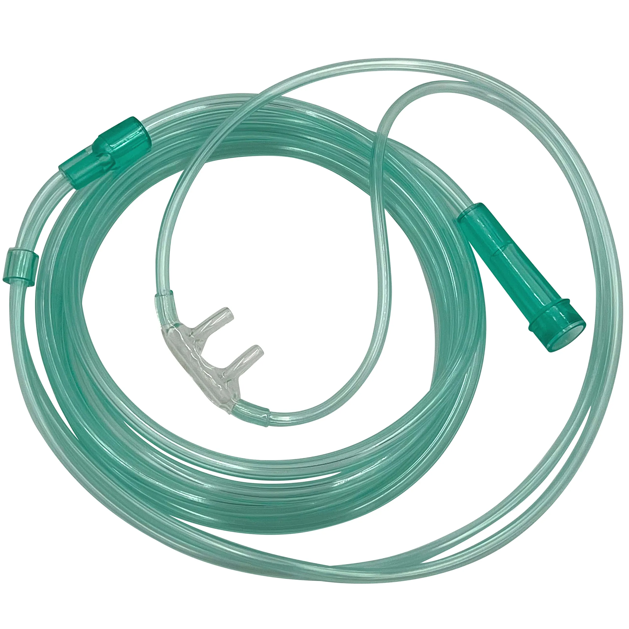 Pediatric Oxygen Cannula 1 Pack with Soft Curved Prongs & 6.5ft Crush Resistant Tubing