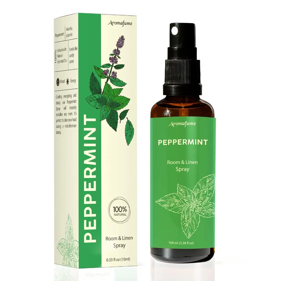 Peppermint Room, Linen & Pillow Spray by Aromafume