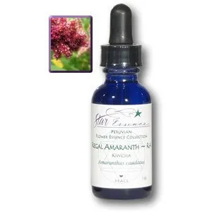 Peruvian Flower Essence Regal Amaranth - Deep Purple/Red, Strong, Versatile, Queen of Health