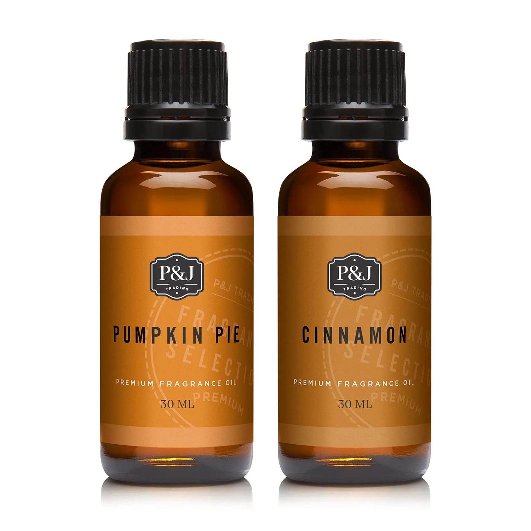 P&J Trading Cinnamon & Pumpkin Pie Fragrance Oils, 30ml, 2 Pack, Premium Scented Oil