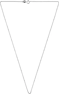 Plain Casual 1mm Cable Chain 18-inch .925 Sterling Silver Necklace for Women