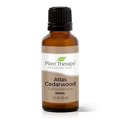 Plant Therapy Cedarwood Atlas Essential Oil 30 mL 100% Pure Undiluted Therapeutic Grade