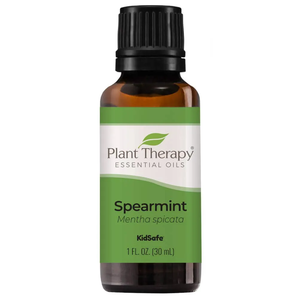 Plant Therapy Spearmint Essential Oil 30 mL, 100% Pure, Undiluted, Therapeutic Grade Oil