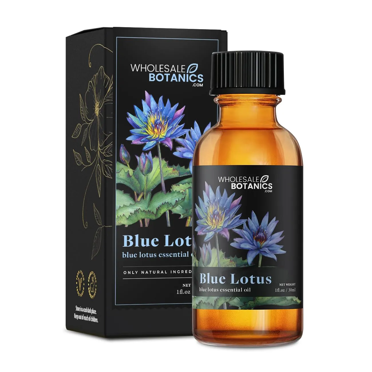 Premium Blue Lotus Essential Oil 1 Fl Oz