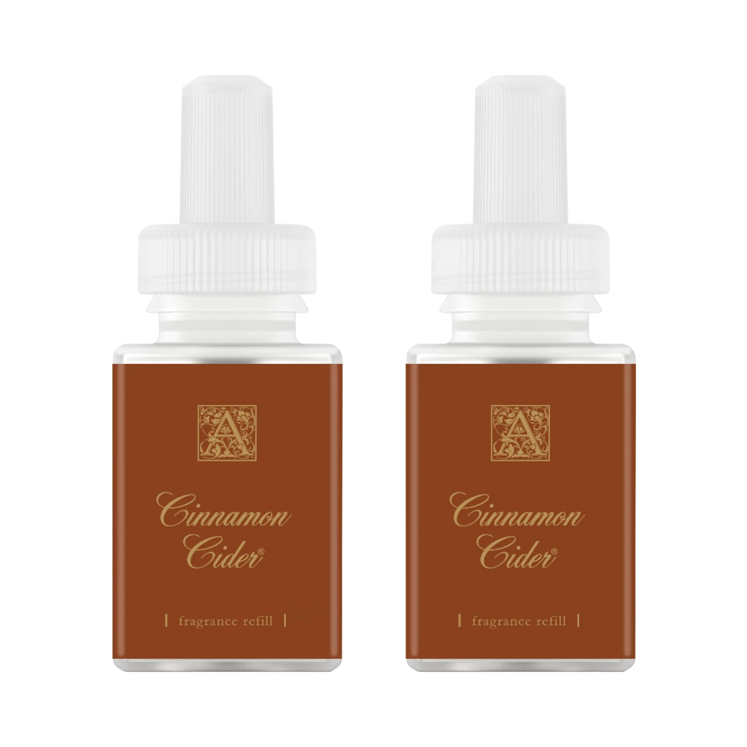 Pura Cinnamon Cider Home Scent Refill - 120-Hour Luxury Diffuser Fragrance, 2 Pack