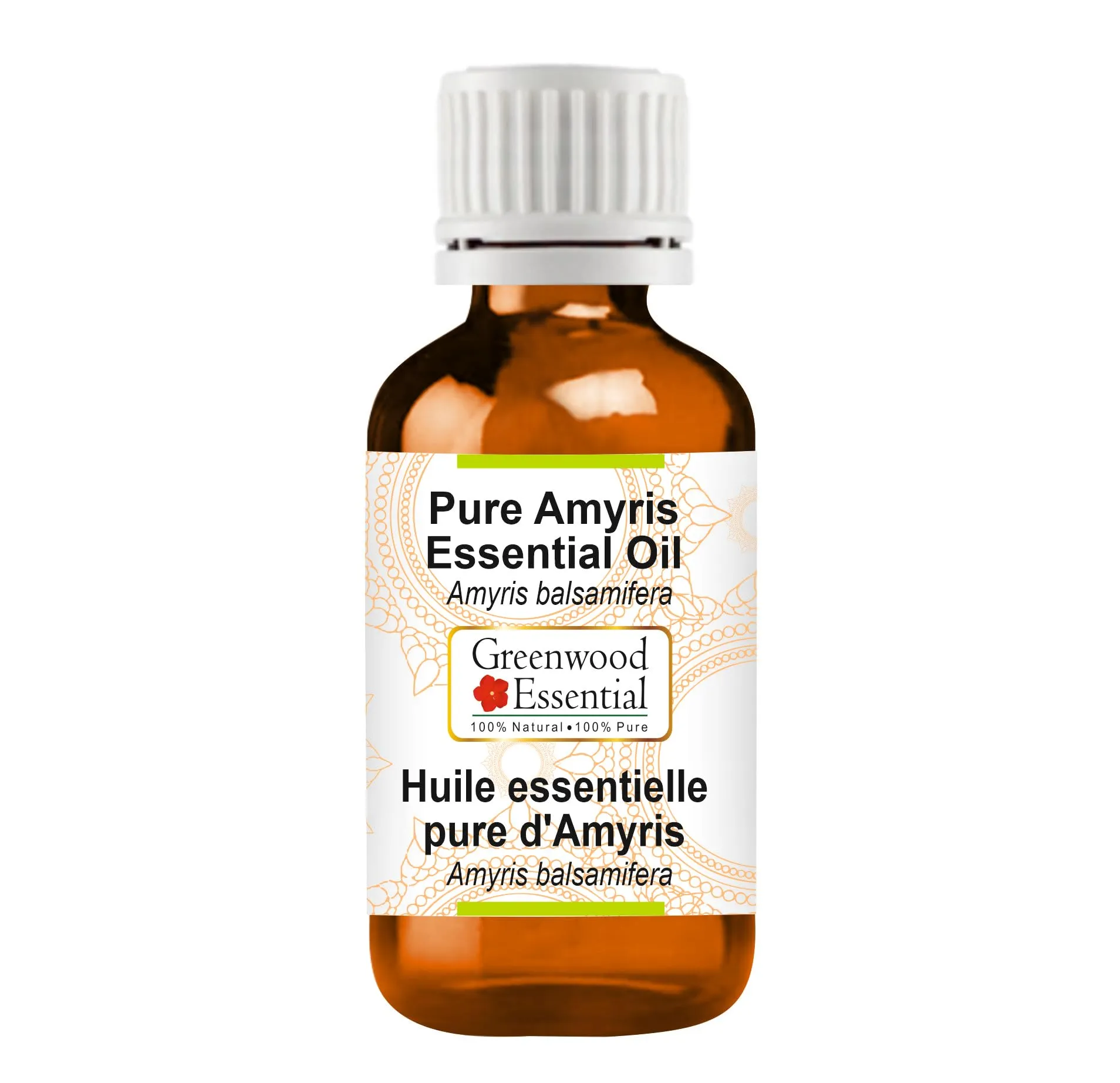 Pure Amyris Essential Oil 10ml - 100% Pure, Natural, Therapeutic Grade, Vegan, Cruelty-Free