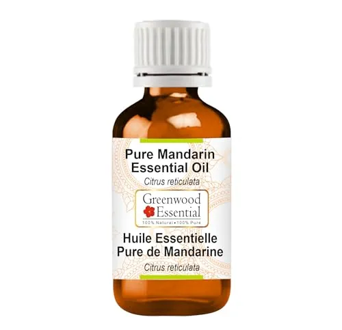 Pure Mandarin Essential Oil 30ml - 100% Natural, Vegan, Therapeutic Grade, Steam Distilled