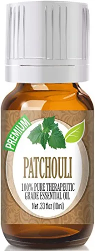 Pure Patchouli Essential Oil 10ml - Therapeutic Grade, GC-MS Tested, Natural Aromatherapy Oil