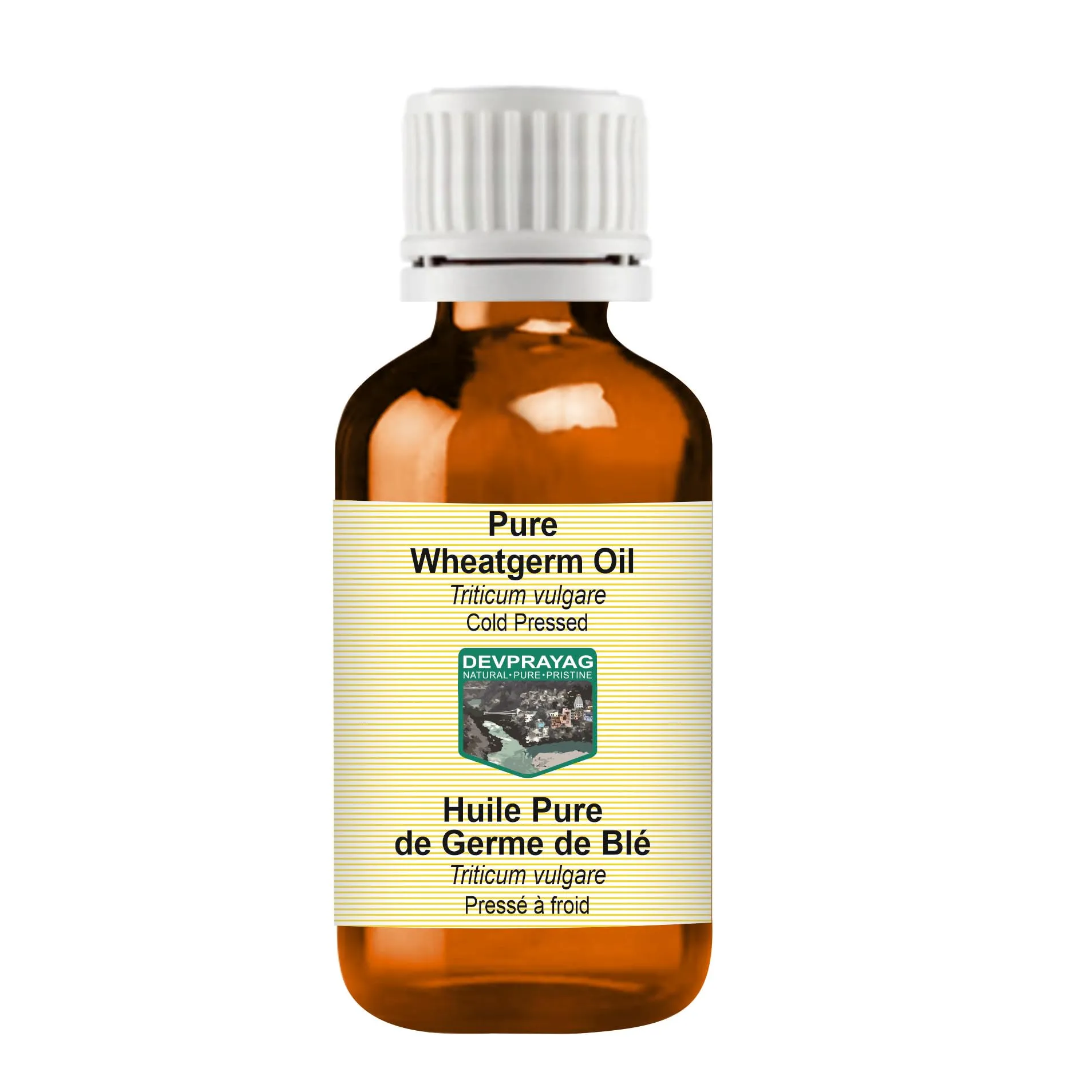 Pure Wheatgerm Oil Cold Pressed 50ml - 100% Natural, Therapeutic Grade, Vegan, Cruelty-Free