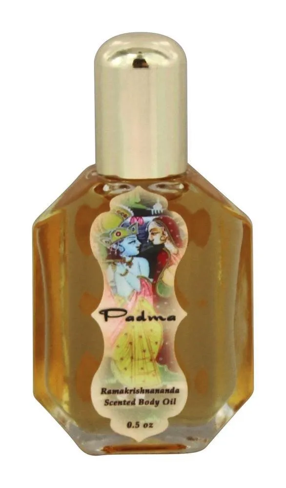 Ramakrishnananda Padma Rose Jasmine & Clove Perfume Oil, 1 OZ