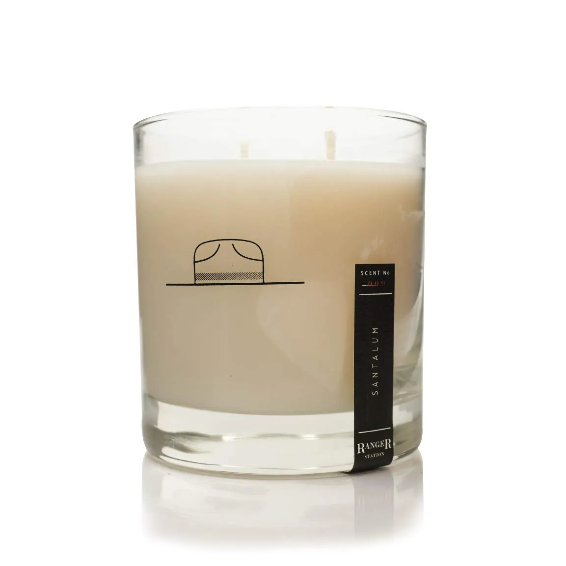 Ranger Station Santalum Candle - Sandalwood & Ginger, 40 Hour Burn, Reusable Heavy Tumbler