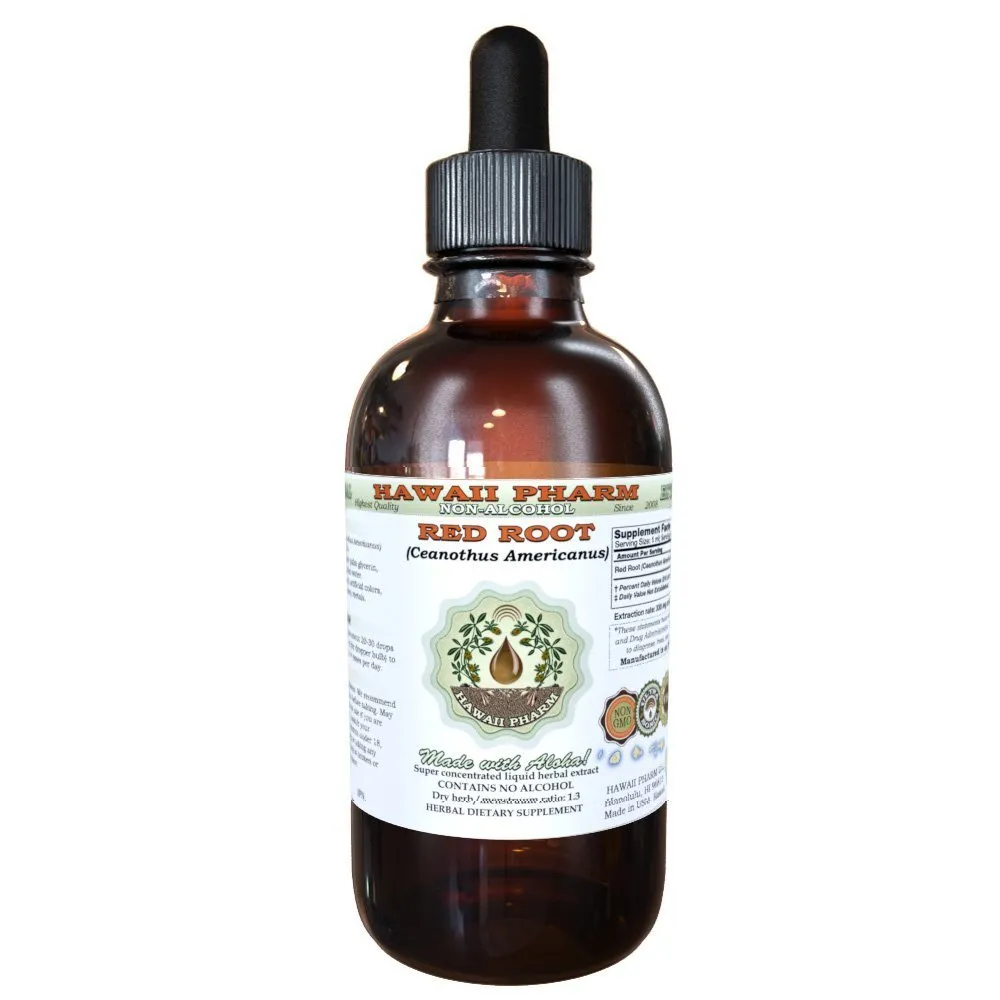 Red Root Alcohol-Free Liquid Extract 2 oz - Non-GMO, Gluten-Free, High Quality Glycerite