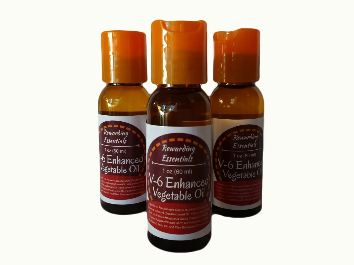 Rewarding Essentials V-6 Enhanced Vegetable Carrier Oil 1oz