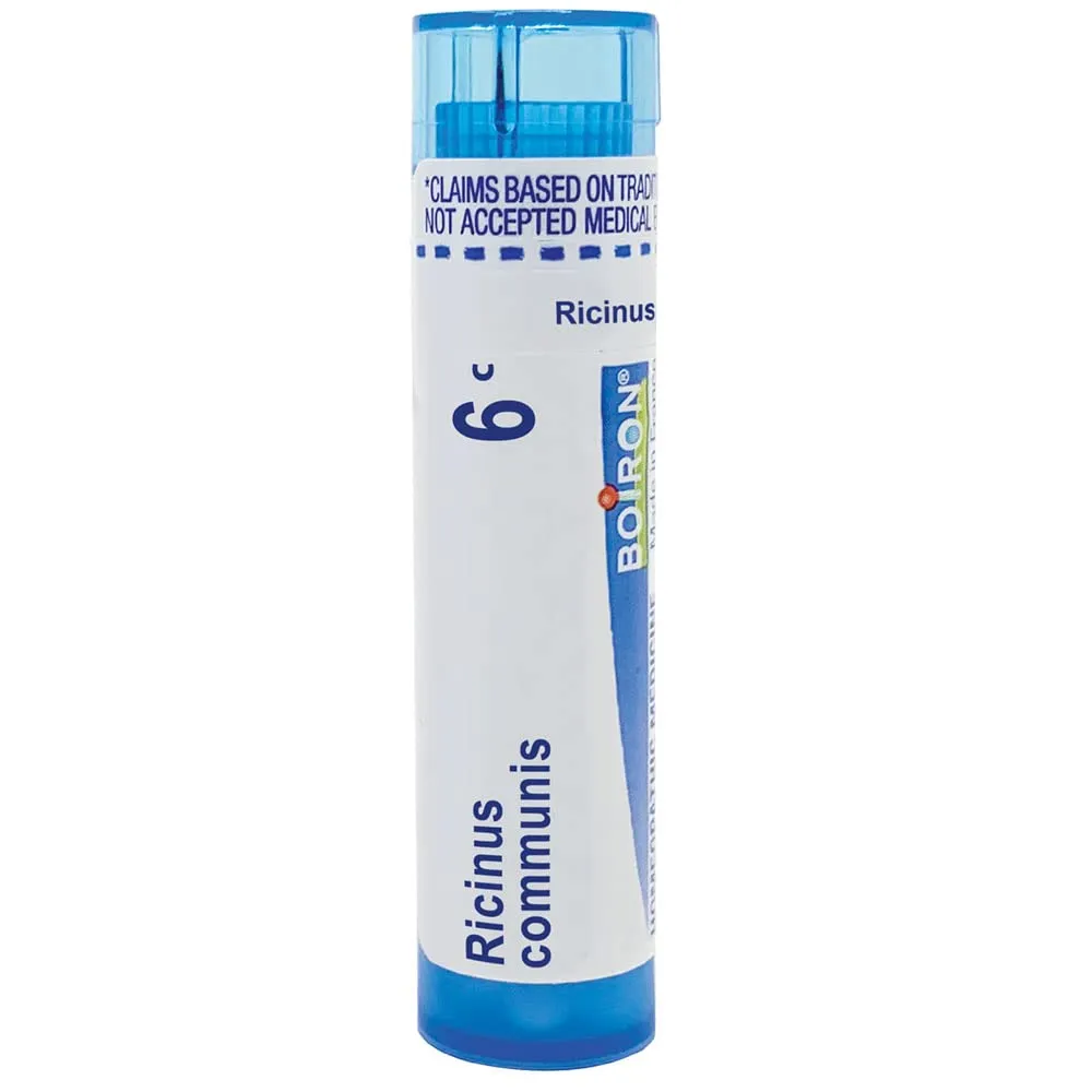 Ricinus Communis 6C Md 80Count by Boiron - Natural Homeopathic Remedy