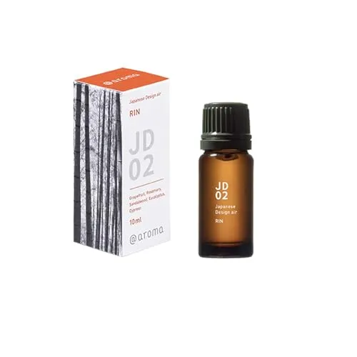 RIN Japanese Design Air Pure Essential Oil - Grapefruit, Rosemary, Sandalwood, Eucalyptus, 10ml