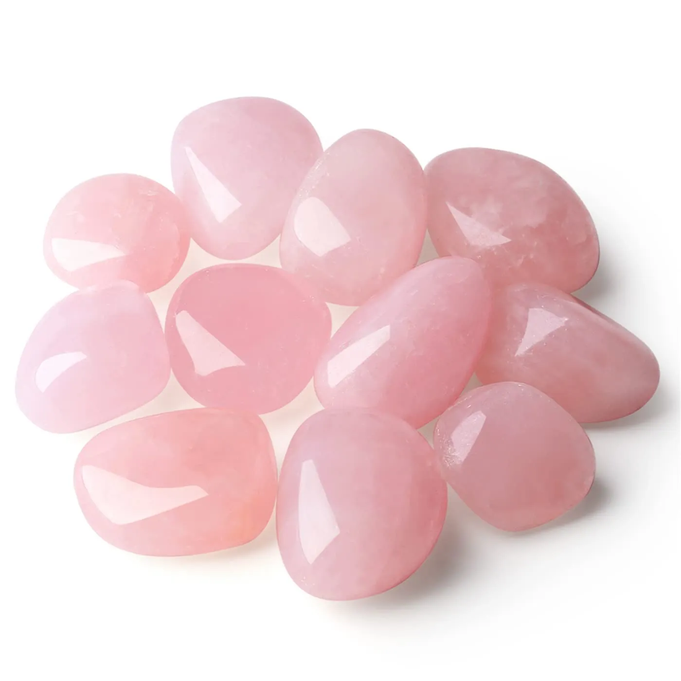 Rose Quartz Tumbled Polished Healing Crystals Stones for Energy Reiki Balancing 100g