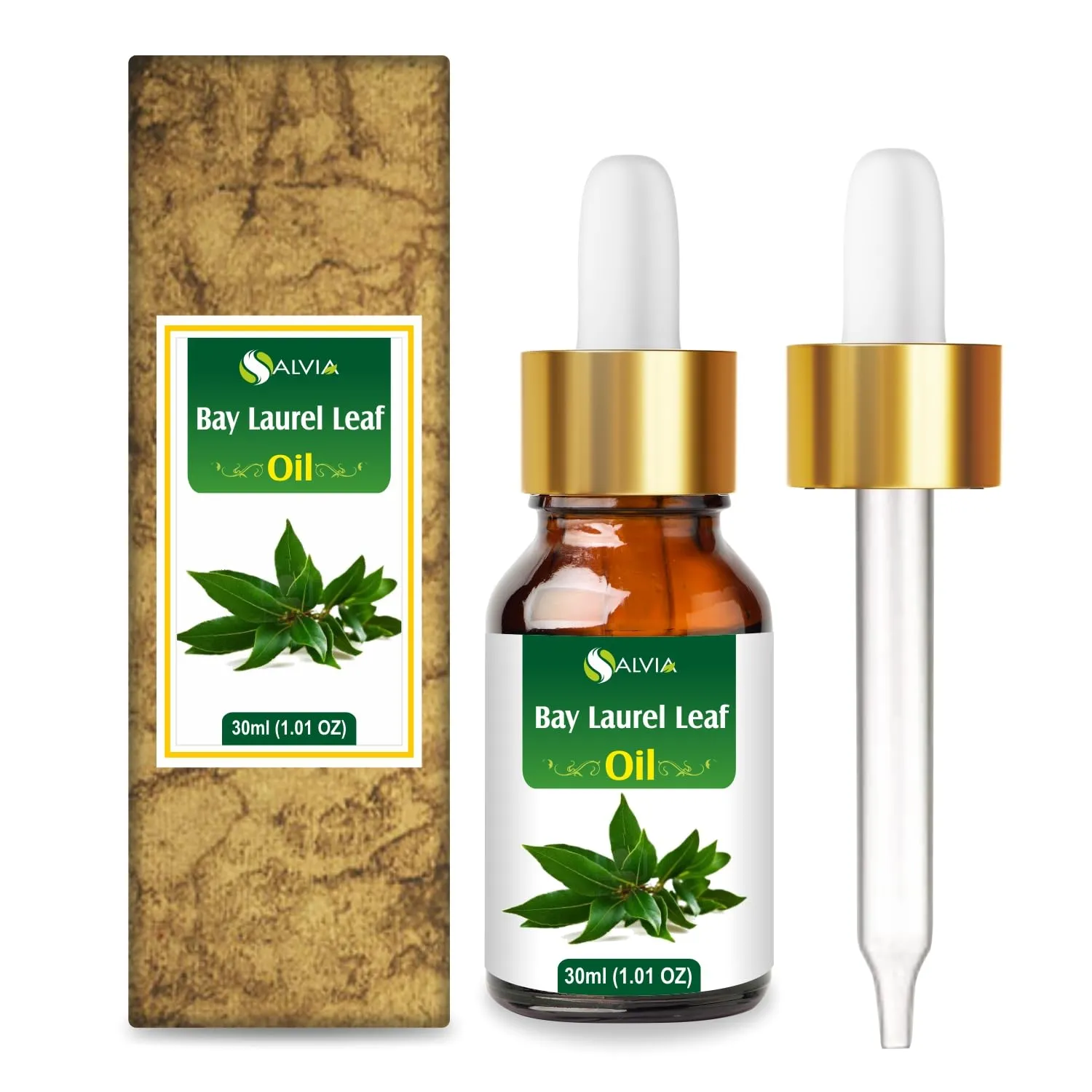 Salvia Bay Laurel Leaf Oil 100% Pure & Natural Undiluted Essential Oil 30ml/1.01fl oz