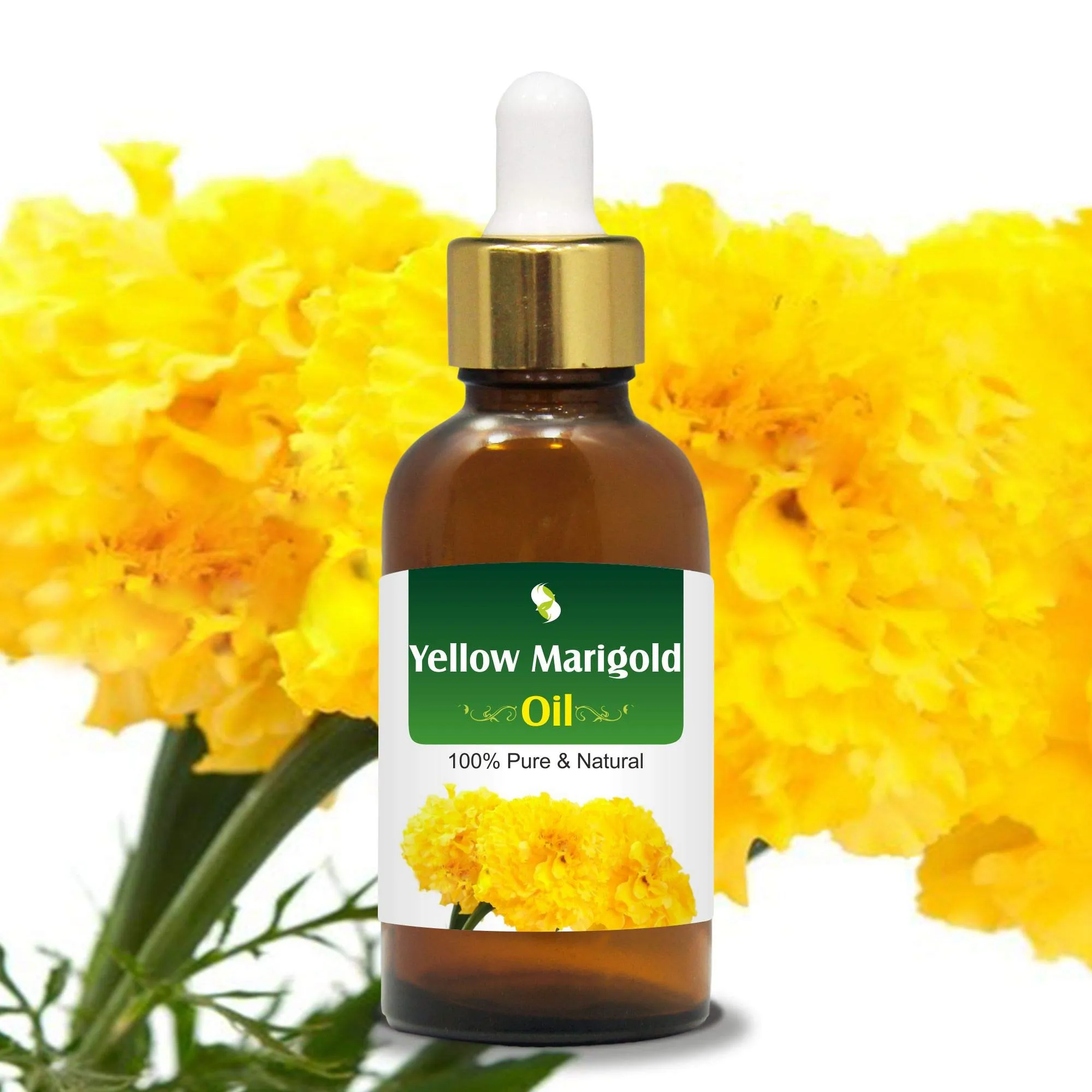 Salvia Yellow Marigold Essential Oil 30ml - Pure Aromatherapy, Undiluted, Natural Ingredients