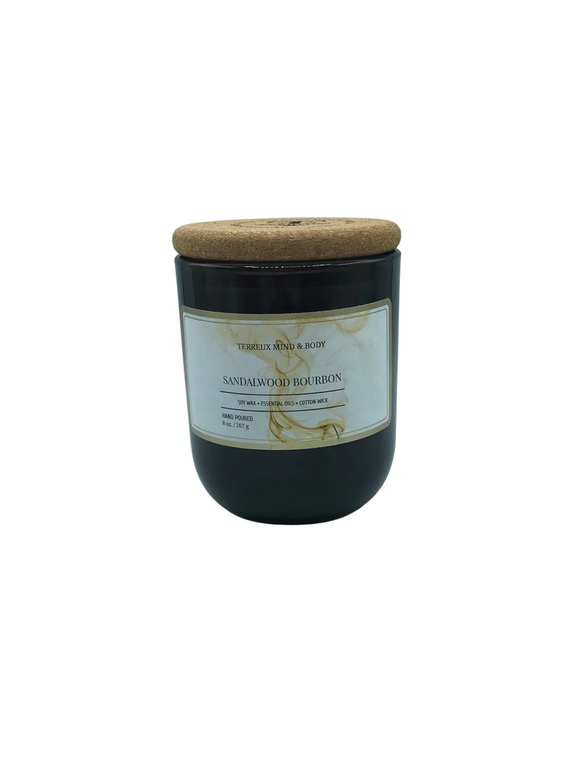 Sandalwood Bourbon Non-Toxic Candles