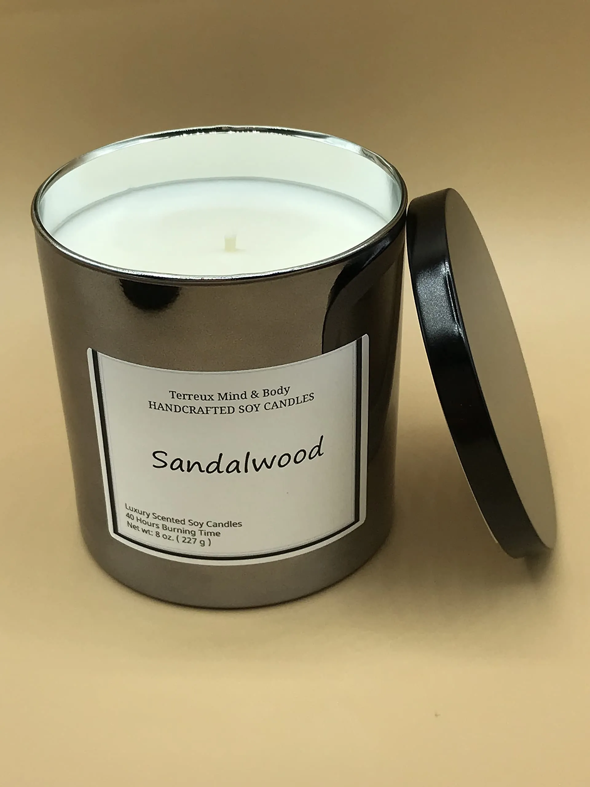 Sandalwood Scented Candles 8 oz