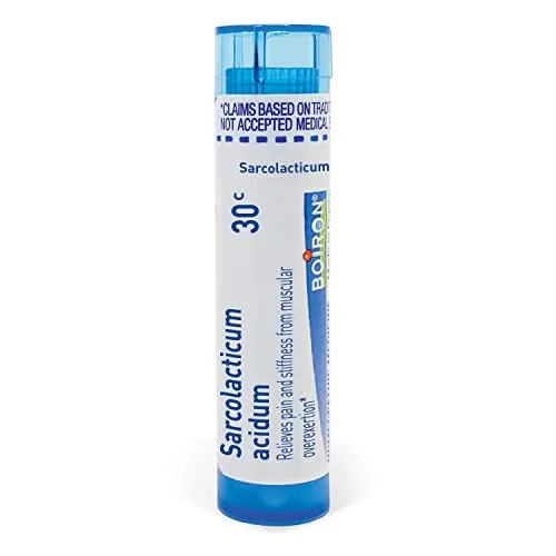 Sarcolacticum Acidum 30c - Homeopathic Relief for Pain & Stiffness from Muscular Overexertion