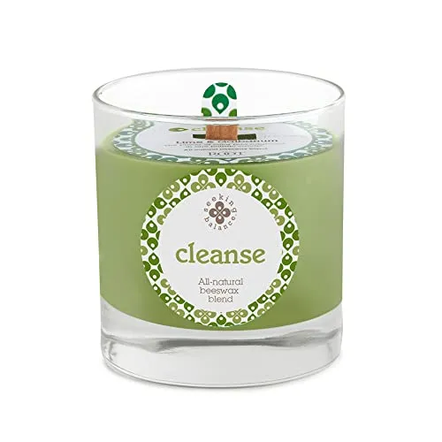 Scented Spa Candles Seeking Balance® 5.8-Ounce Aromatherapy Candle Cleanse: Lime + Galbanum