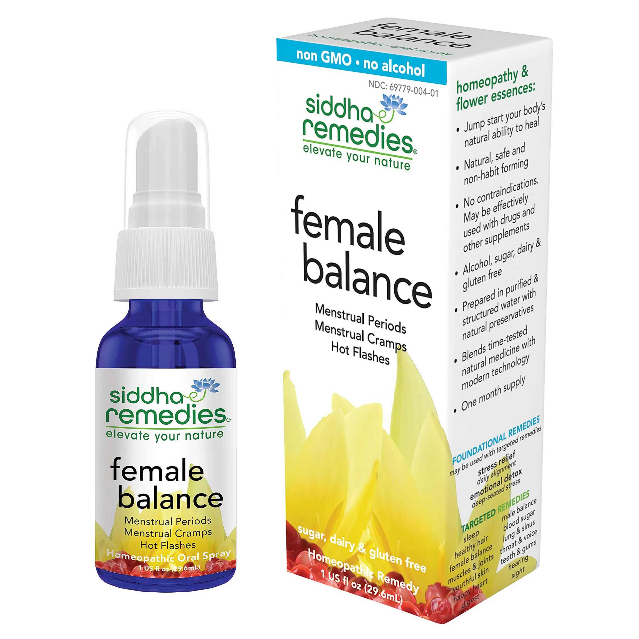 Siddha Remedies Female Balance for Periods & Menstrual Cramps