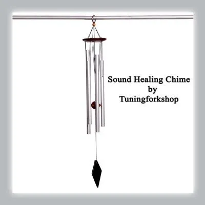 Sound Healing Sacred Solfeggio Wind Chime Small - High Quality Aluminium, 6 Frequencies