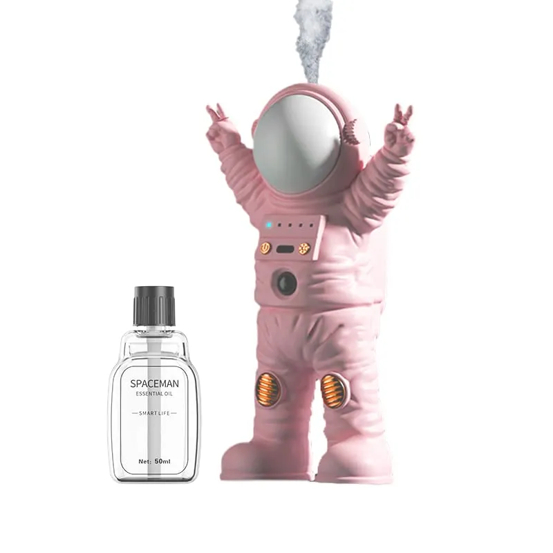 Spaceman Rechargeable Essential Oil Diffuser - Humidifier with LED Night Light, 1200mAh, 50ml