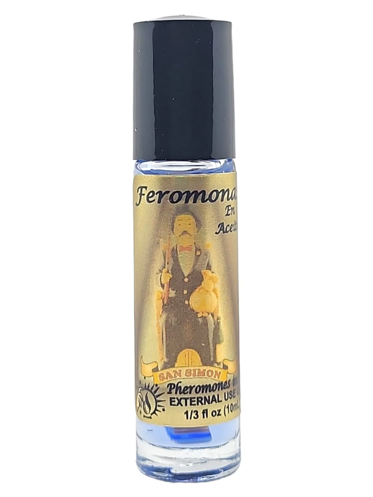 ST Simon Pheromone Roll-On Perfume Oil 10ML - Travel-Friendly, Infused with Herb & Charms