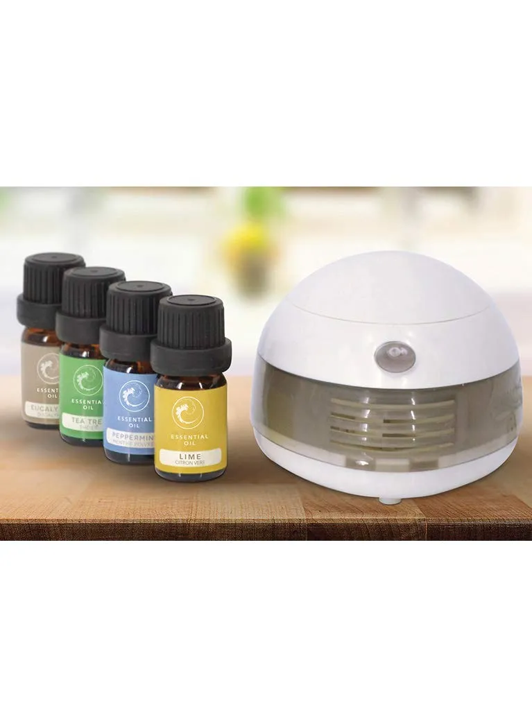 Stress Relief Oil Diffuser with 4 Aromatherapy Oils