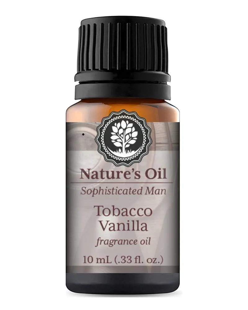 Tobacco Vanilla Fragrance Oil 10ml for Cologne, Diffusers, Candles, Soap & Lotion