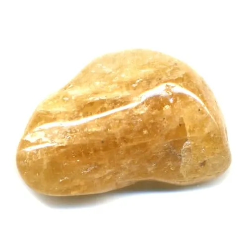 Tumbled Yellow Beryl Healing Crystals - Brazilian Tumbled Stone 2/2.5cm by Geofossiles