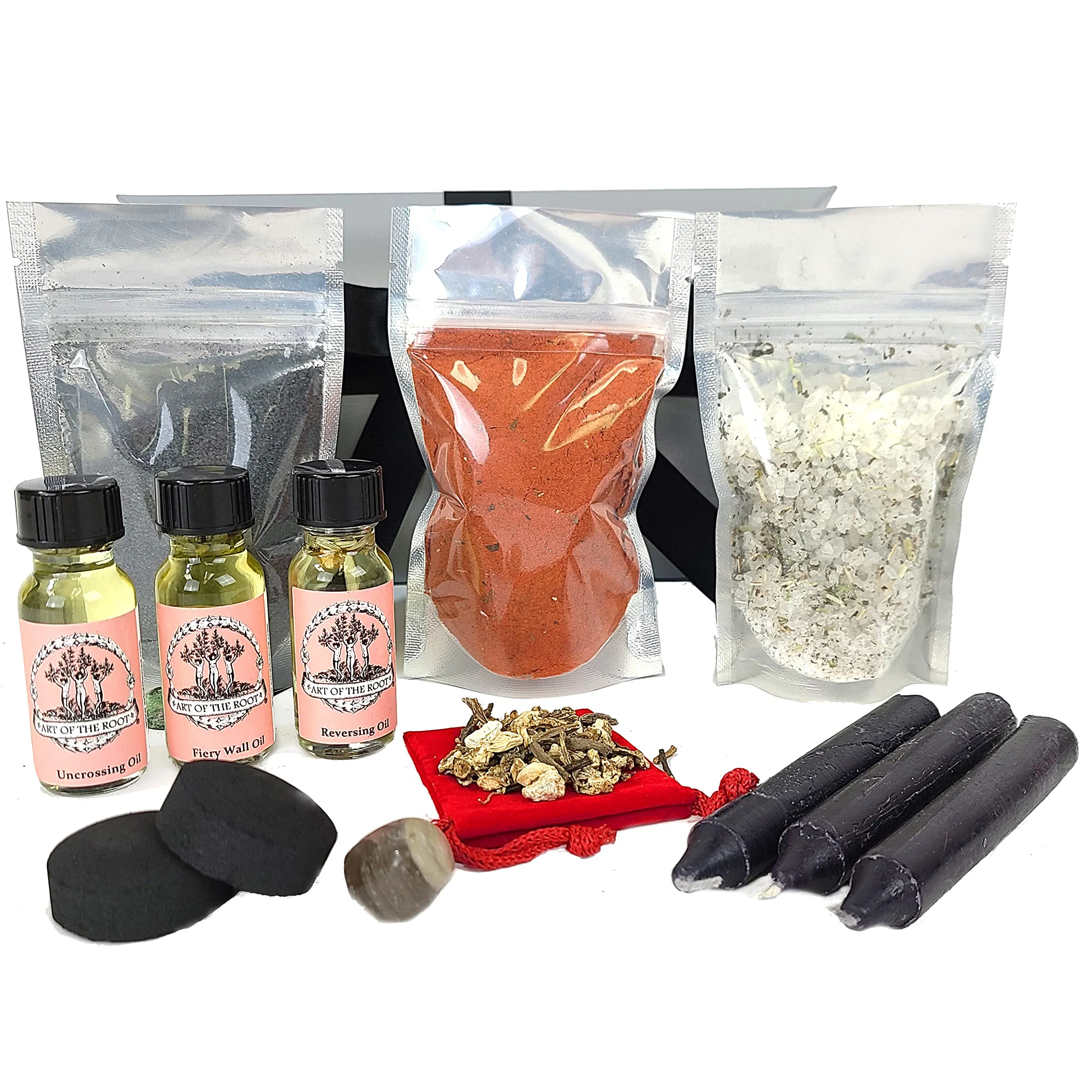 Uncrossing & Protection 3 Spell Ritual Kit for Curses, Hexes, Jinxes & Negativity