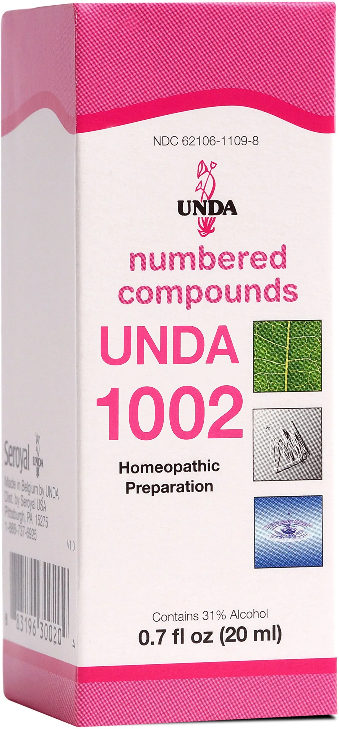 UNDA 1002 Numbered Compounds