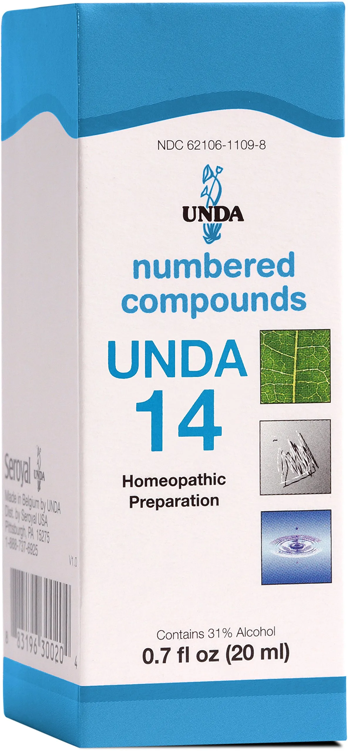 UNDA 14 Numbered Compounds