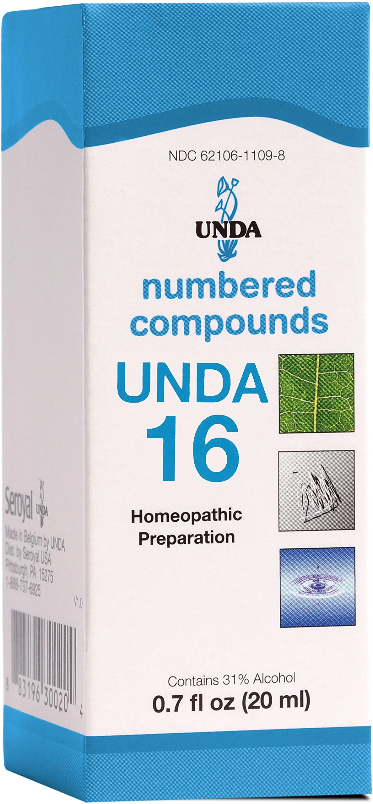 UNDA 16 Numbered Compounds