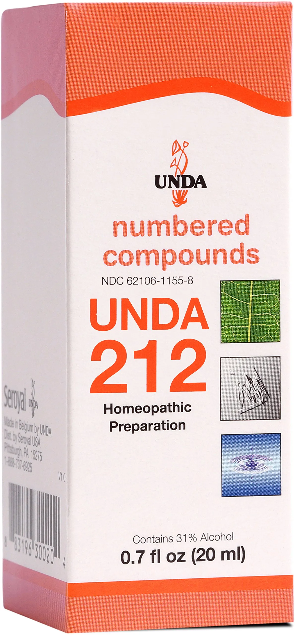 UNDA 212 Numbered Compounds - Homeopathic Preparation