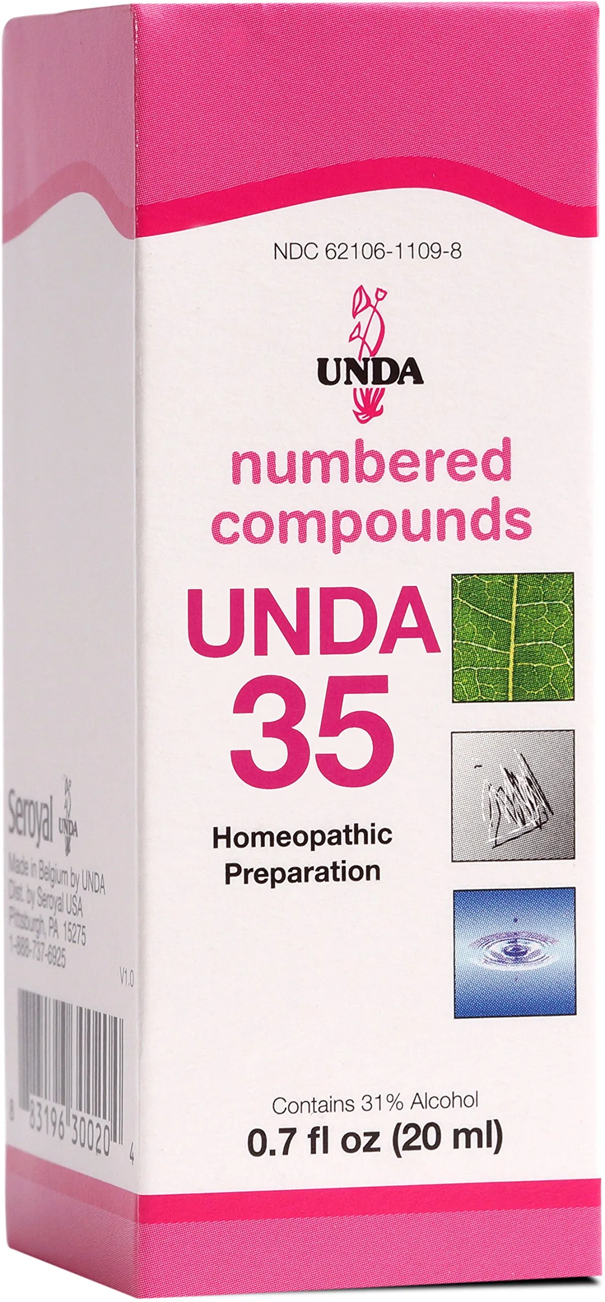 UNDA 35 Numbered Compounds