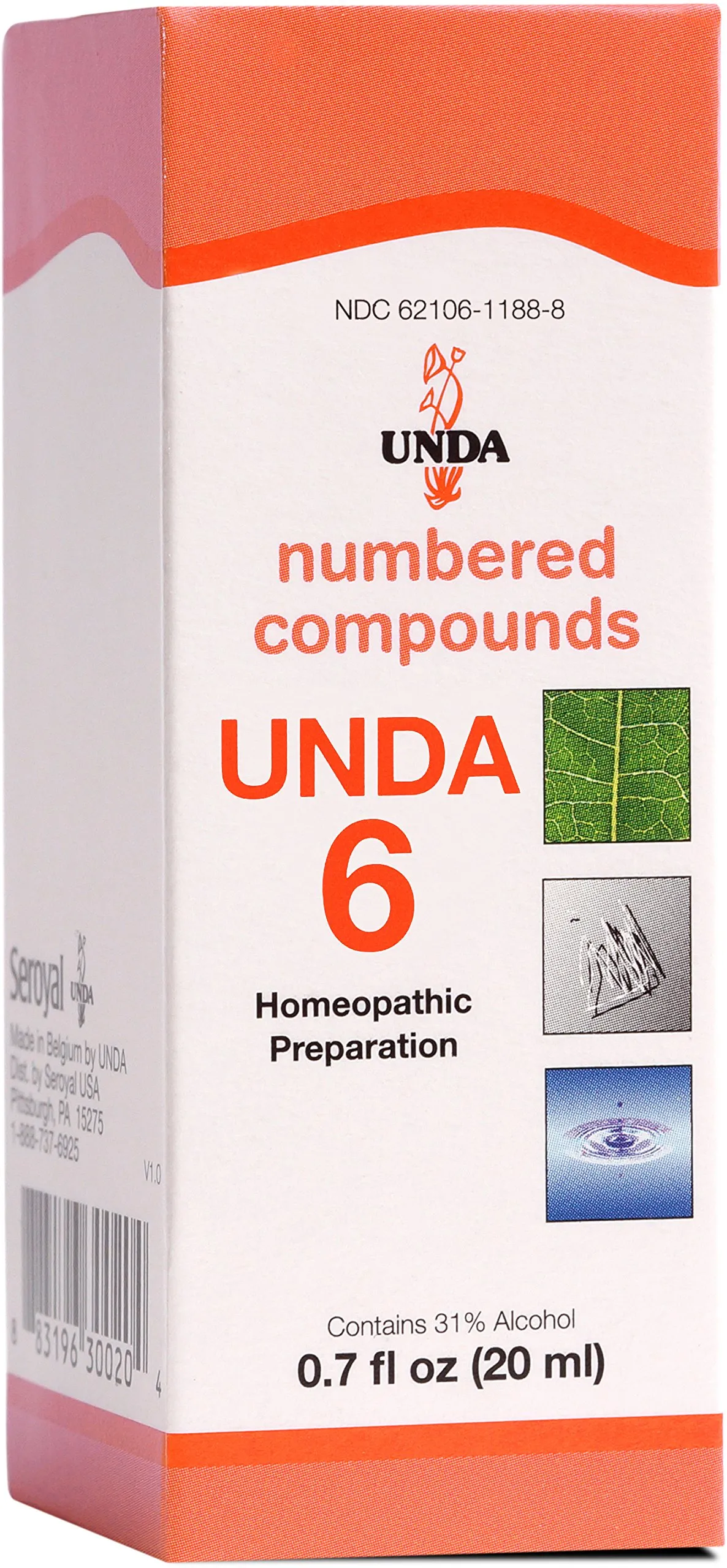 UNDA 6 Numbered Compounds