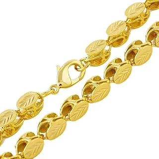 Unisex 18K Gold Plated Ethiopian Handmade Thick Necklace & Chain - Durable, Stylish Jewelry