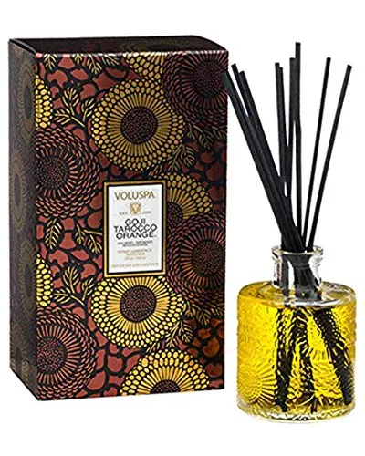 Voluspa Japonica Goji Tarocco Orange Diffuser 3.4oz - Essential Oils, Elegant Fragrance