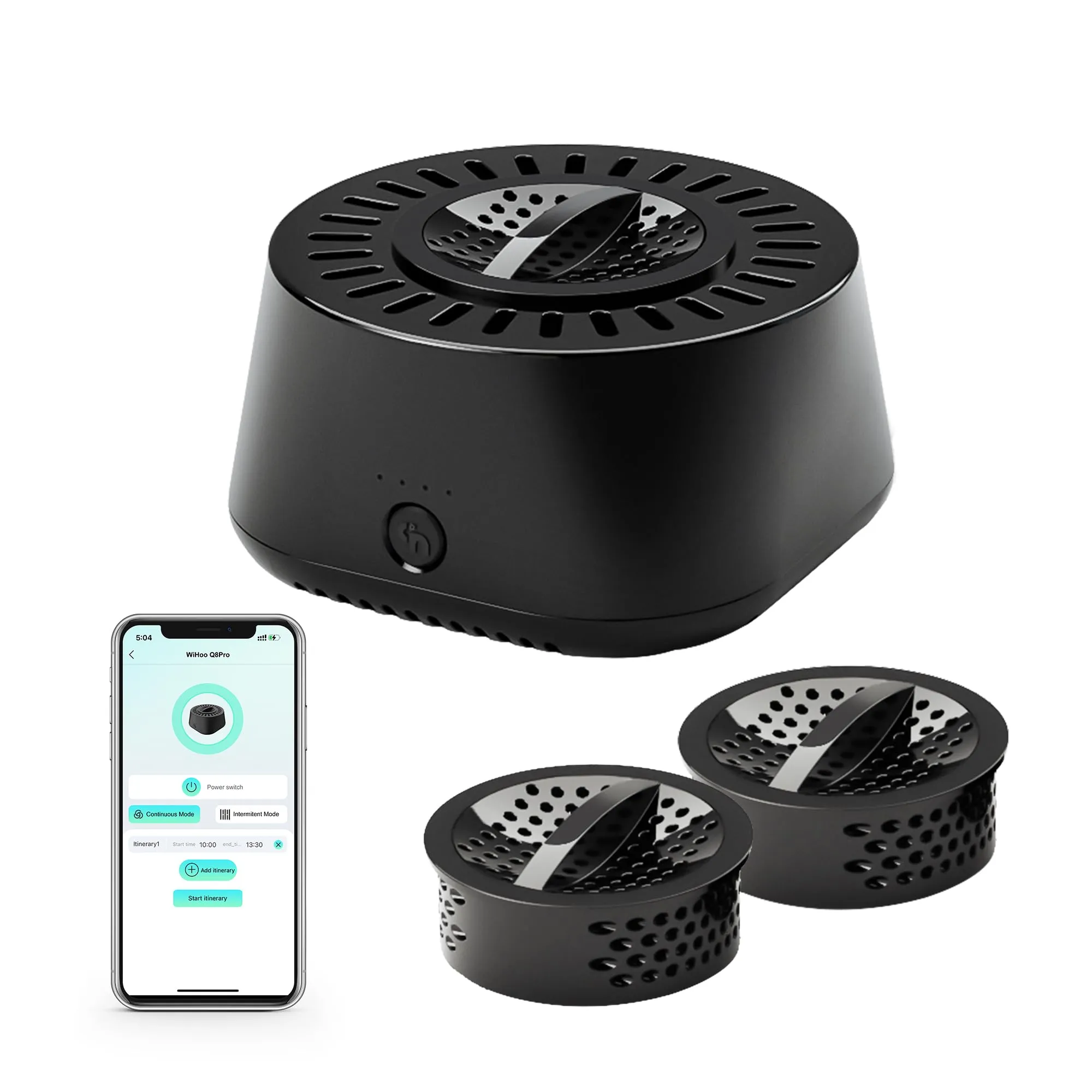 WEGA Lavender Aromatherapy Diffuser with Bluetooth Control, 15-Hour Battery, Ultra-Quiet Design