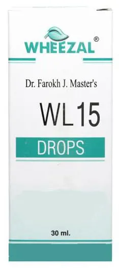 Wheezal WL15 Homeopathic Remedy Drop - 30ml/1.01 Fl Oz for Effective Relief