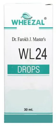 Wheezal WL24 Drop 30ml Homeopathic Remedies for Cough and Respiratory Health