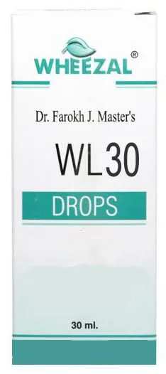 Wheezal WL30 Homeopathic Drop 30ml - Natural Relief for Respiratory Issues