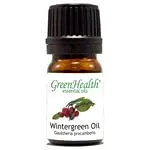 Wintergreen Essential Oil 1/6 fl oz 100% Pure Natural Aromatherapy Oil by GreenHealth