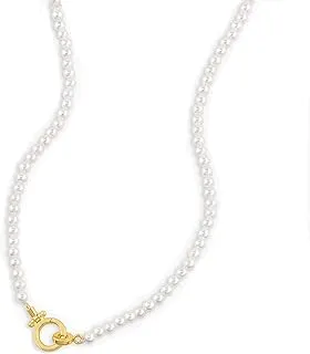 Women's Beaded Parker Gemstone Necklace - 18k Gold Plated, Elegant & Stylish Accessory