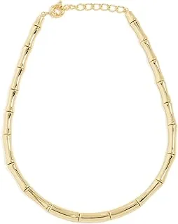 Women's Chunky Bamboo Necklace - Eco-Friendly and Stylish Jewelry for Any Occasion